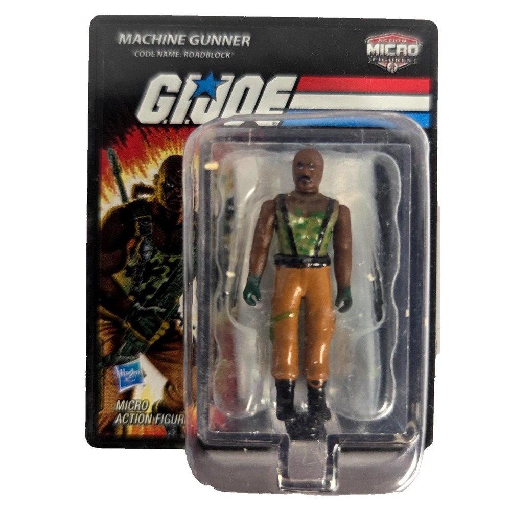 GI Joe Roadblock Worlds Smallest Micro Action Figure Super Impulse Hasbro New